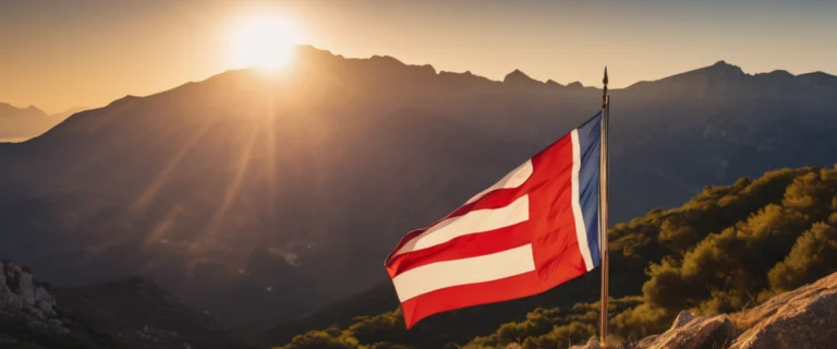 Drapeau corse : la tête de Maure et son bandeau
